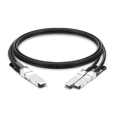 100g QSFP28 a 2x 50g SFP28 pasif dirèk Tache kab kwiv (DAC)