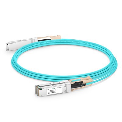 200g QSFP56 a 2x 100g QSFP28 aktif kab optik (AOC), 1m -20 M