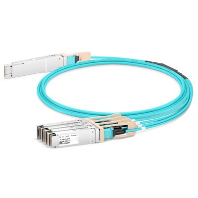 200g QSFP56 a 4x 50g SFP56 aktif kab optik (AOC), 1m -20 M